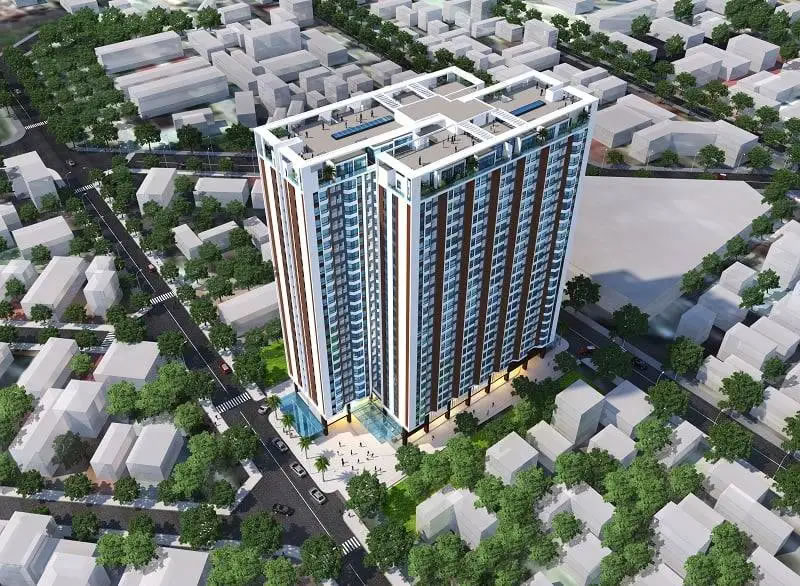 Thiết kế thi c&ocirc;ng t&ograve;a nh&agrave; văn ph&ograve;ng cho thu&ecirc; tại H&agrave; Tĩnh