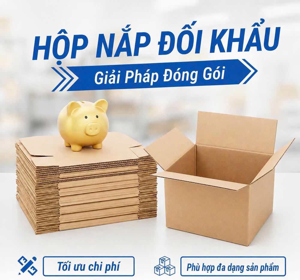 Thùng hộp carton bao bì túi giấy Hà Tĩnh