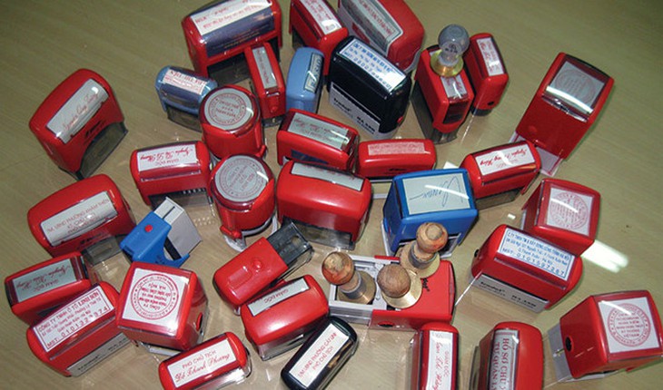 Khắc dấu H&agrave; Tĩnh lấy nhanh